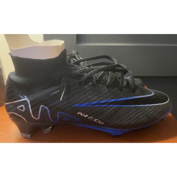 NWT Nike Zoom Mercurial Superfly 9 Pro FG Soccer Cleats Black DJ5598-040 Size 7 - Picture 1 of 10